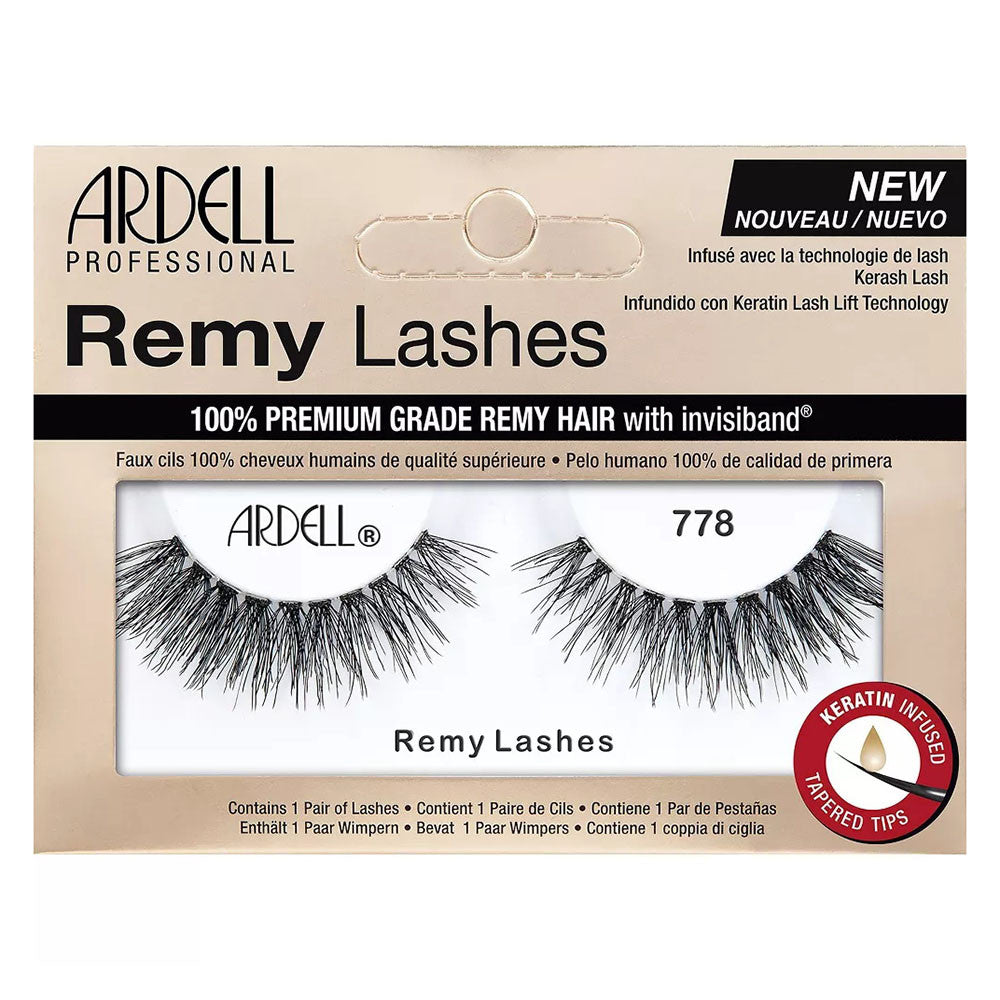 Ardell Remy Black Lashes, 778, 1 pair